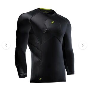 Storelli Bodyshield GK 3/4 Undershirt goalkeeper padded goalie shirt small EUC